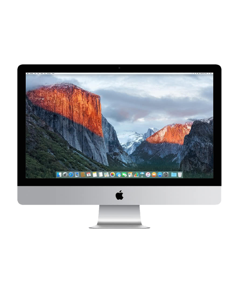 iMac 27-inch | Core i5 3.2 GHz | 512 GB SSD | 16 GB RAM | Zilver (5K, Retina, Late 2015)