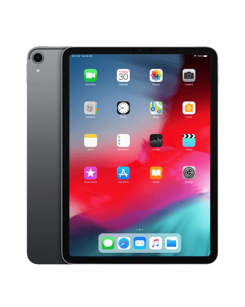 Refurbished iPad Pro 11-inch 256GB WiFi + 4G Spacegrijs (2018) | Exclusief kabel en lader