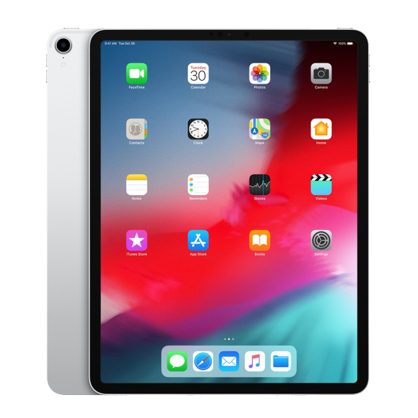 Refurbished iPad Pro 12.9 256GB WiFi + 4G Argent (2018) | Hors câble et chargeur