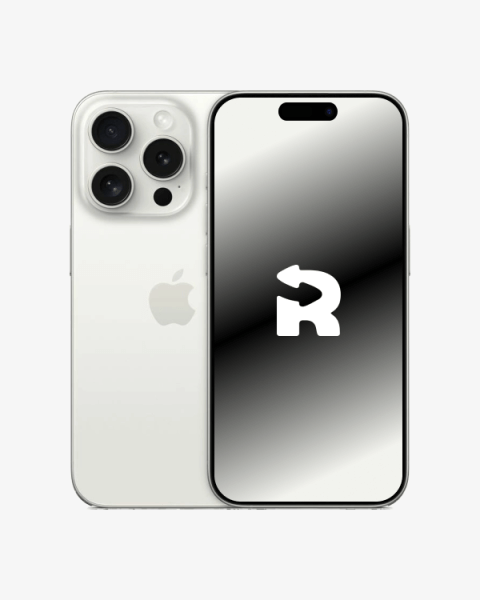 Refurbished iPhone 15 Pro 128GB Titane Blanc