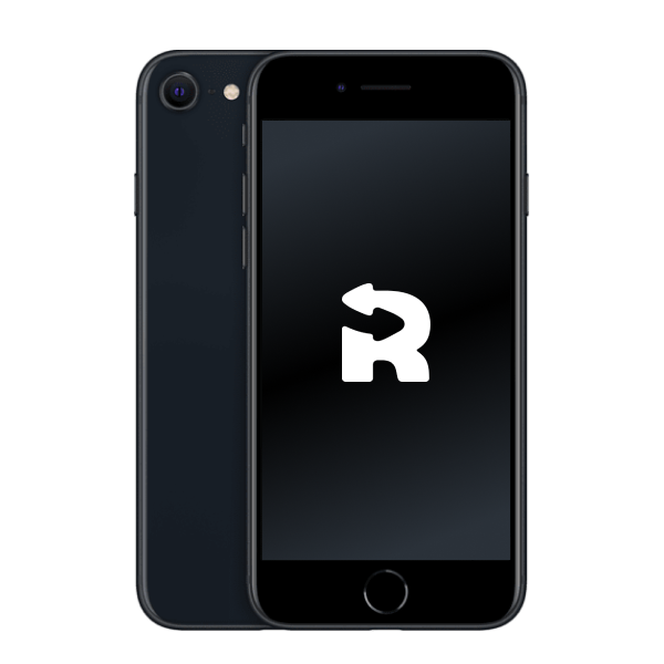 Refurbished iPhone SE 128GB Minuit noir (2022) | Câble et chargeur exclusifs