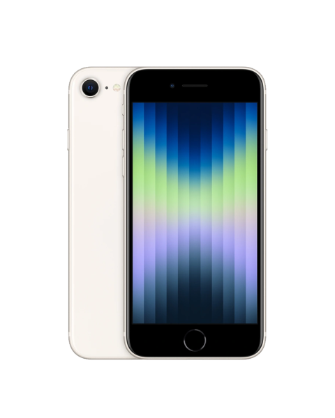 Refurbished iPhone SE 128GB Blanc Starlight (2022) | Hors chargeur
