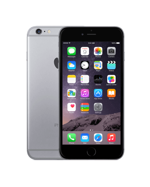 iPhone 6 Plus 64GB noir/gris espace reconditionné