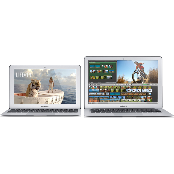 MacBook Air 13-inch | Core i5 1.3 GHz | 128 GB SSD | 4 GB RAM | Argent (Mi 2013) | Qwerty