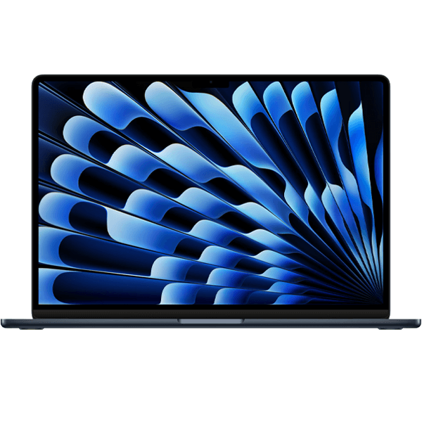 Macbook Air 15-inch | Apple M3 8-core | 256 GB SSD | 8 GB RAM | Minuit (2024) | 10-core GPU | Qwerty/Azerty
