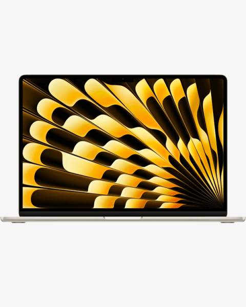 Macbook Air 15-inch | Apple M3 8-core | 256 GB SSD | 8 GB RAM | Lumière Stellaire (2024) | 10-core GPU | Qwerty