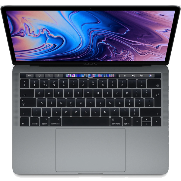 MacBook Pro 13-inch | Touch Bar | Core i5 1.4 GHz | 128 GB SSD | 8 GB RAM | Gris sideral (2019) | Qwerty