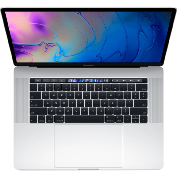 Macbook Pro 15 inch | Touch Bar | Core i7 2.2 GHz | 512GB SSD | 32GB RAM | Argent (2018) | Qwerty/Azerty/Qwertz