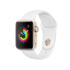 Refurbished Apple Watch Series 4 Boîtier en aluminium GPS+Cellulaire de 40 mm doré avec bracelet sport blanc