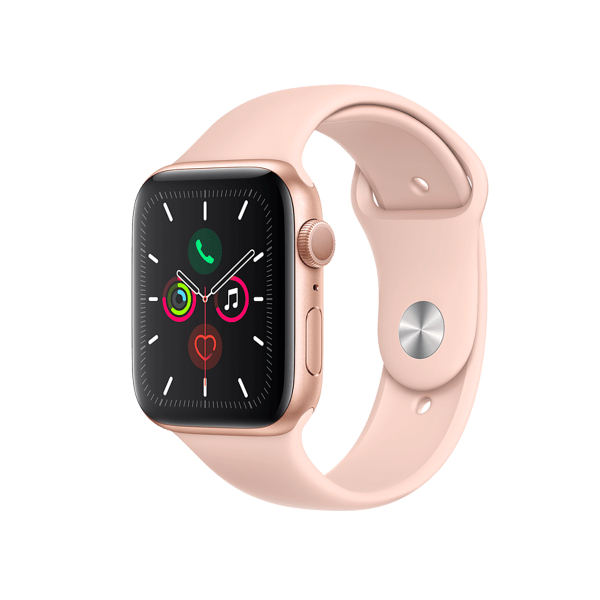 Apple Watch Series 5 | 44mm | Aluminium Or | Bracelet Sport Rose | GPS | WiFi + 4G