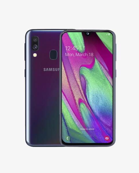 Refurbished Samsung Galaxy A40 64GB Noir