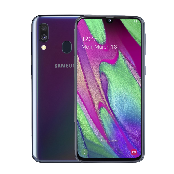 Refurbished Samsung Galaxy A40 64GB Noir