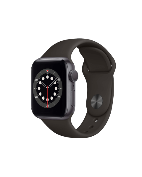 Refurbished Apple Watch Series 6 | 40mm | Aluminium Case Spacegrijs | Zwart sportbandje | GPS | WiFi