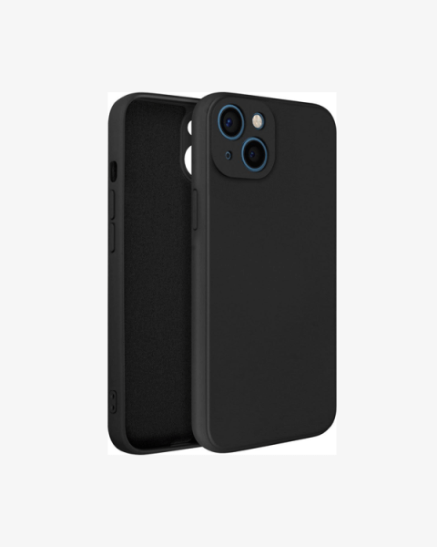 Coque en silicone pour iPhone 14 | Noir