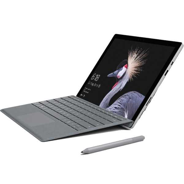Refurbished Microsoft Surface Pro 4 | 12.3 inch | 6e génération i5 | 128GB SSD | 4GB RAM | Grise QWERTY keyboard | Sans Pen