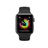 Apple Watch Serie 3 | 42mm | Aluminium Gris Sideral | Bracelet Sport Noir | GPS | WiFi