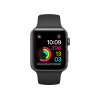 Refurbished Apple Watch Series 2 Boîtier en aluminium de 42 mm Gris espace avec bracelet sport noir