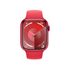 Refurbished Apple Watch Serie 9 | 45mm | Aluminium Rouge | Bracelet Sport Rouge M/L | GPS | WiFi